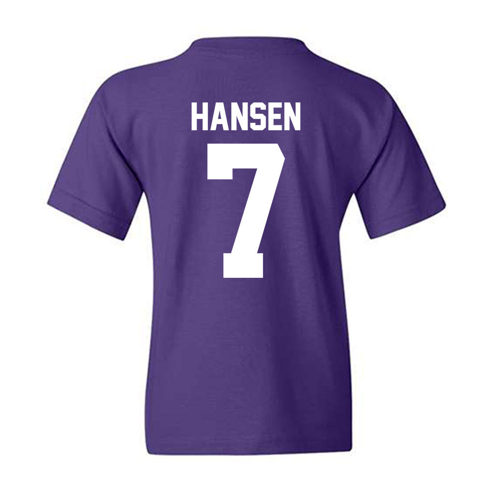 Northwestern - NCAA Women's Lacrosse : Elle Hansen - Classic Shersey Youth T-Shirt-1