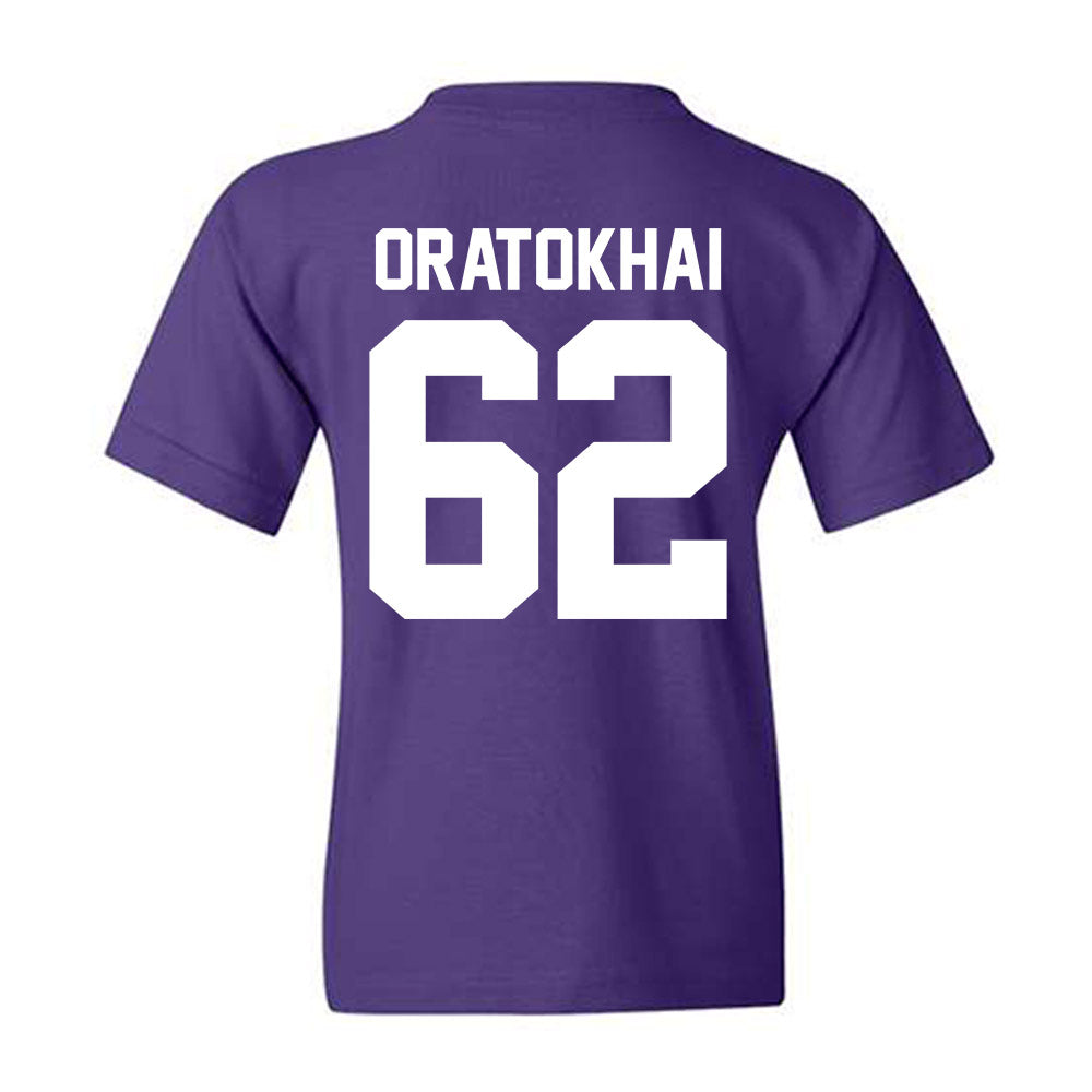 Northwestern - NCAA Football : Adrian-Izic Oratokhai - Classic Shersey Youth T-Shirt-1
