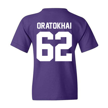 Northwestern - NCAA Football : Adrian-Izic Oratokhai - Classic Shersey Youth T-Shirt-1