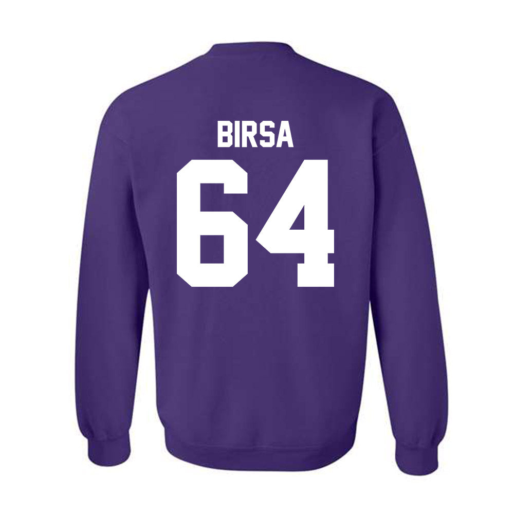 Northwestern - NCAA Football : Anthony Birsa - Classic Shersey Crewneck Sweatshirt-1