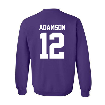 Northwestern - NCAA Women's Lacrosse : Olivia Adamson - Classic Shersey Crewneck Sweatshirt-1