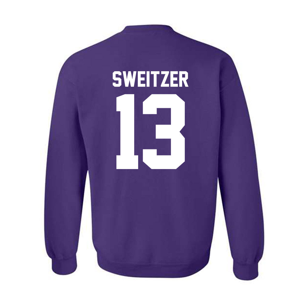 Northwestern - NCAA Women's Lacrosse : Delaney Sweitzer - Classic Shersey Crewneck Sweatshirt-1