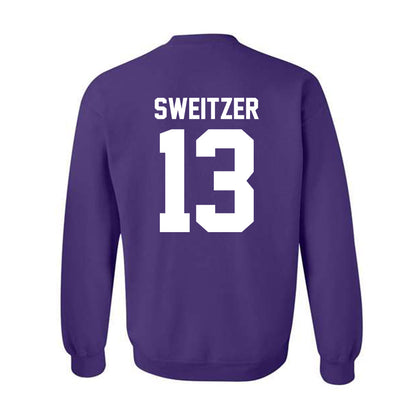 Northwestern - NCAA Women's Lacrosse : Delaney Sweitzer - Classic Shersey Crewneck Sweatshirt-1