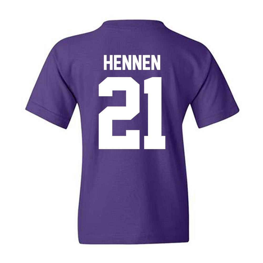 Northwestern - NCAA Women's Soccer : Kate Hennen - Classic Shersey Youth T-Shirt-1
