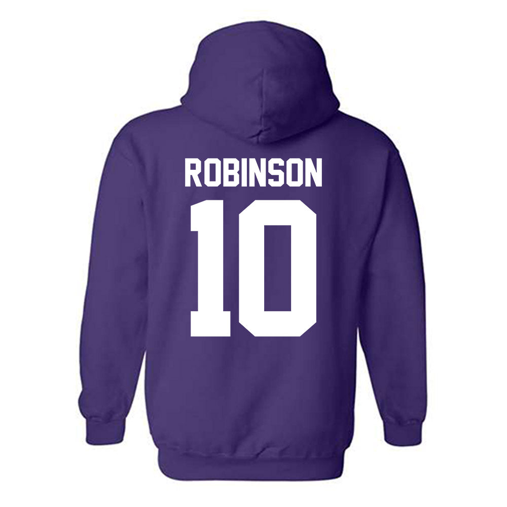 Northwestern - NCAA Softball : Kansas Robinson - Classic Shersey Hooded Sweatshirt-1