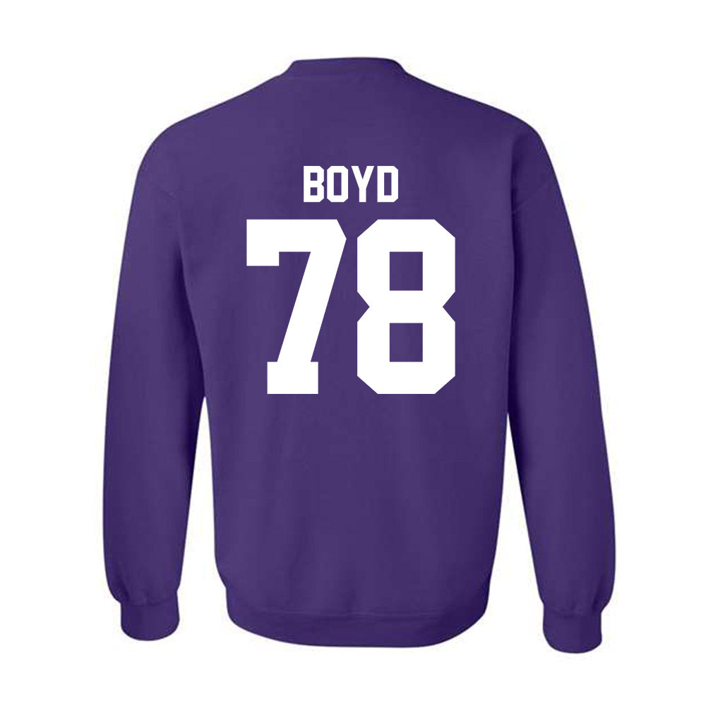 Northwestern - NCAA Football : Trey Boyd - Classic Shersey Crewneck Sweatshirt-1