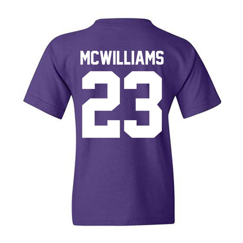 Northwestern - NCAA Women's Basketball : Jasmine McWilliams - Classic Shersey Youth T-Shirt-1