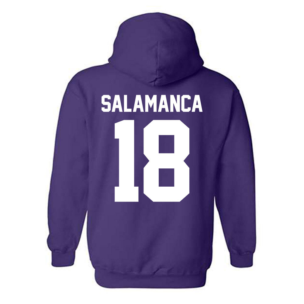 Northwestern - NCAA Women's Field Hockey : Laura Salamanca - Classic Shersey Hooded Sweatshirt-1