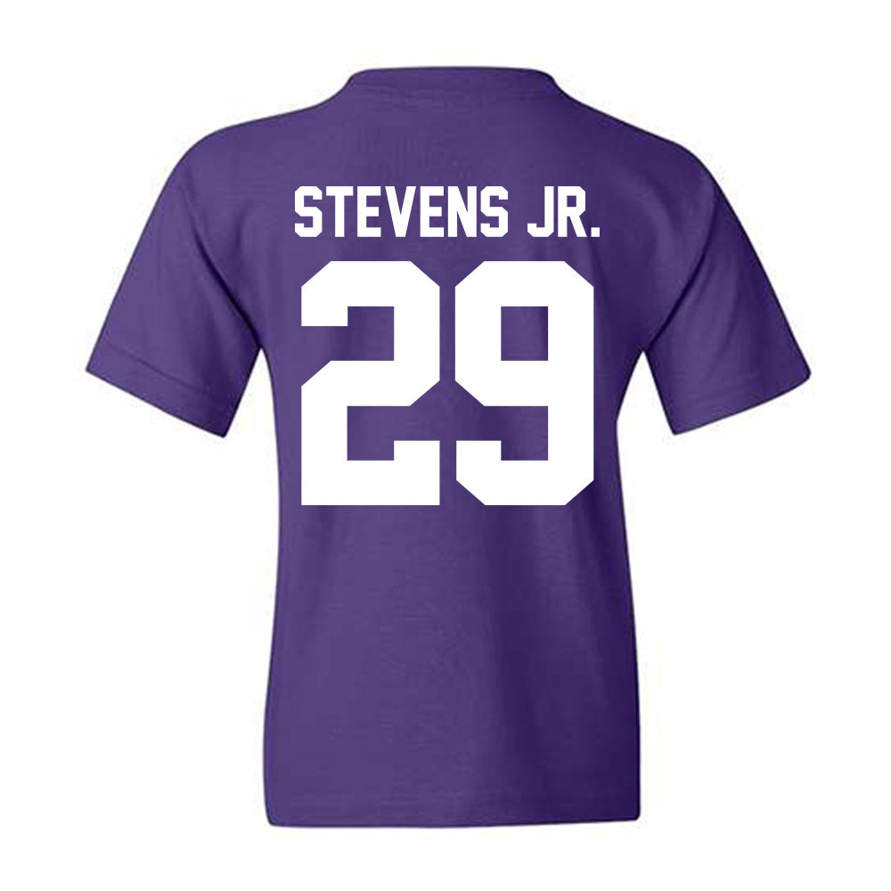 Northwestern - NCAA Football : JonJon Stevens Jr. - Classic Shersey Youth T-Shirt-1