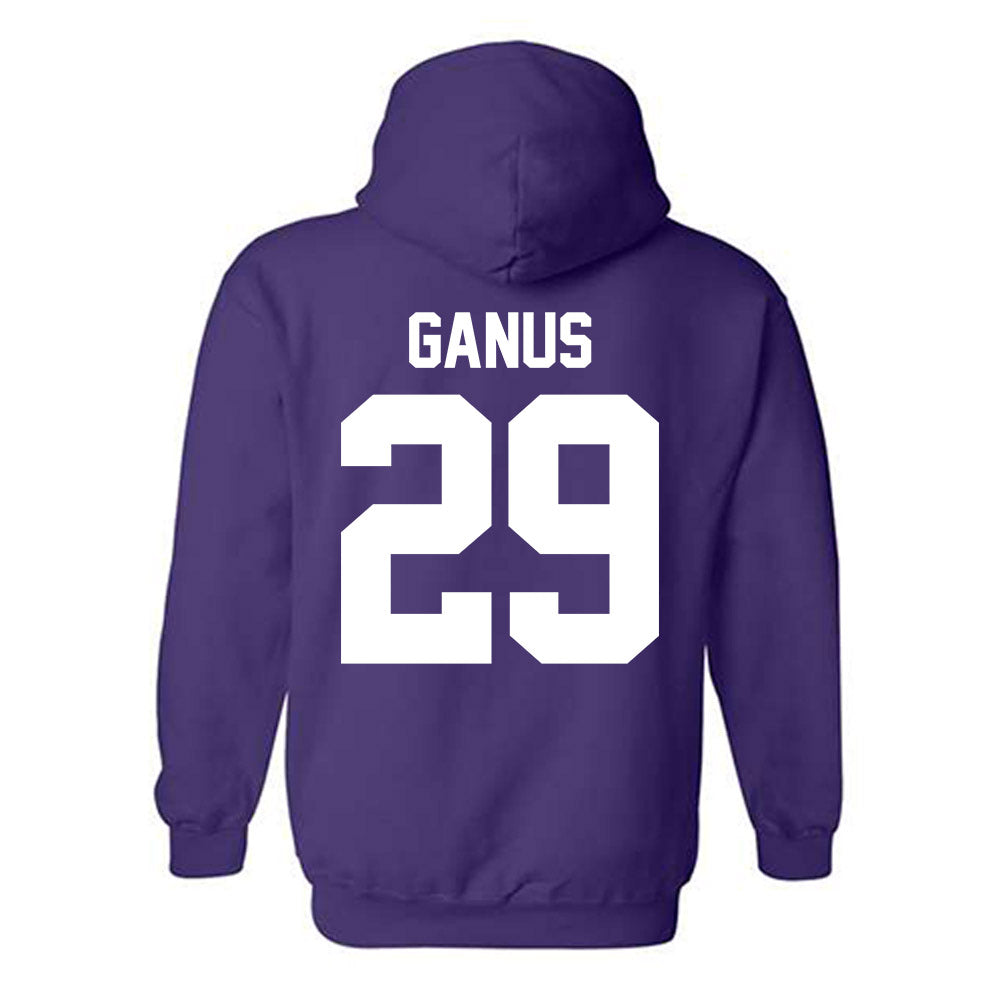 Northwestern - NCAA Baseball : Tyler Ganus - Classic Shersey Hooded Sweatshirt-1