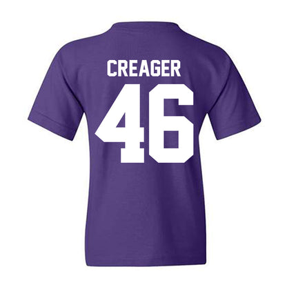 Northwestern - NCAA Football : Lincoln Creager - Classic Shersey Youth T-Shirt-1