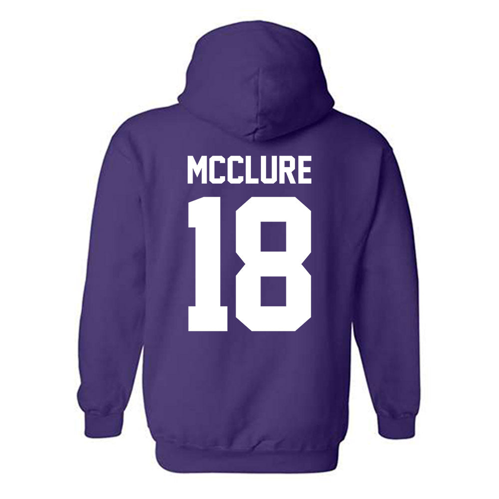 Northwestern - NCAA Baseball : Matt McClure - Classic Shersey Hooded Sweatshirt