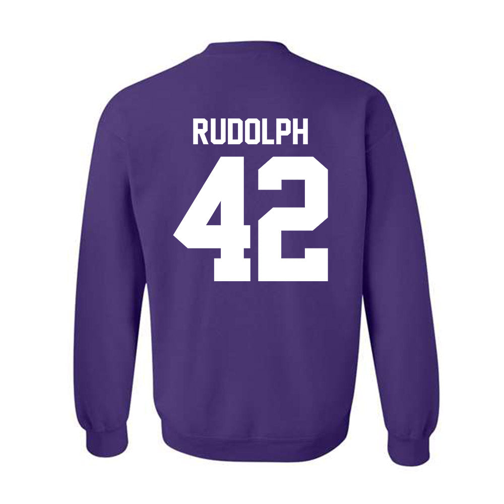 Northwestern - NCAA Women's Lacrosse : Hannah Rudolph - Classic Shersey Crewneck Sweatshirt-1
