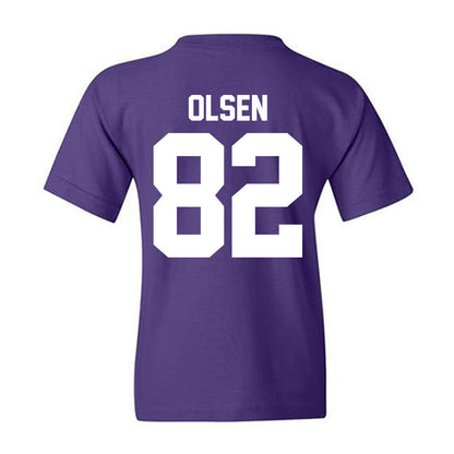 Northwestern - NCAA Football : Jack Olsen - Classic Shersey Youth T-Shirt-1