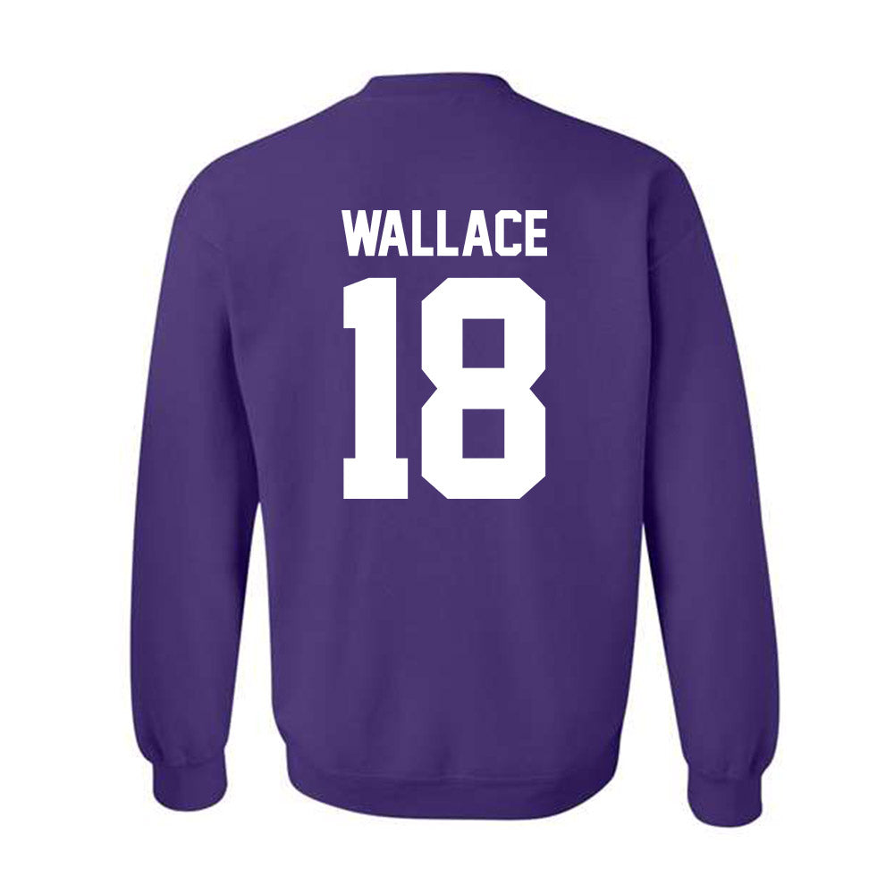 Northwestern - NCAA Football : Garner Wallace - Classic Shersey Crewneck Sweatshirt