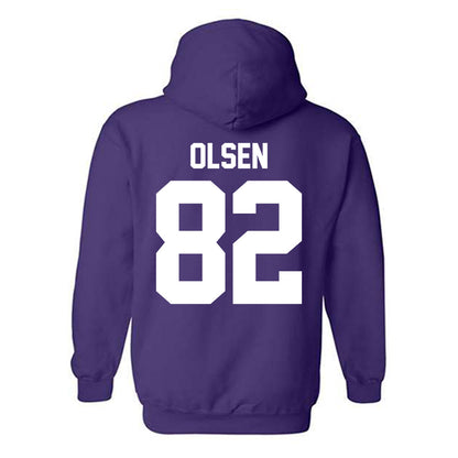 Northwestern - NCAA Football : Jack Olsen - Classic Shersey Hooded Sweatshirt-1