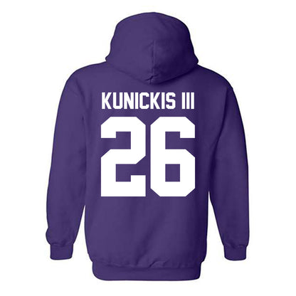 Northwestern - NCAA Football : Albert Kunickis III - Classic Shersey Hooded Sweatshirt-1