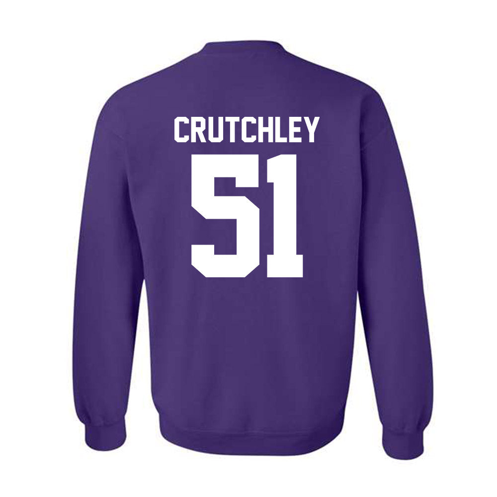 Northwestern - NCAA Football : Miles Crutchley - Classic Shersey Crewneck Sweatshirt-1