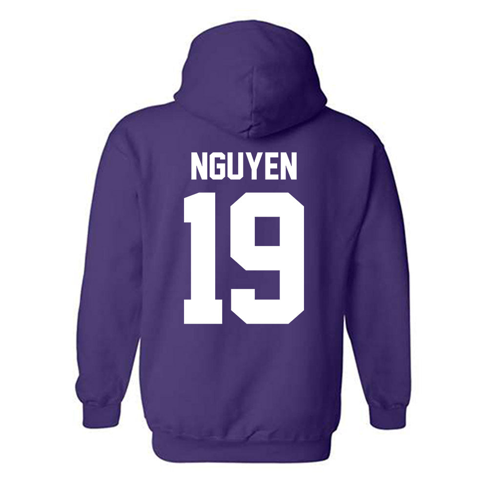 Northwestern - NCAA Women's Fencing : Thea Nguyen - Classic Shersey Hooded Sweatshirt