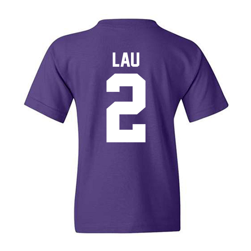 Northwestern - NCAA Women's Basketball : Caroline Lau - Classic Shersey Youth T-Shirt-1