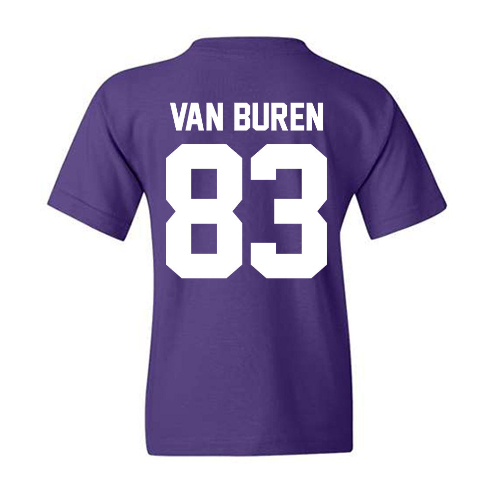 Northwestern - NCAA Football : Blake Van Buren - Classic Shersey Youth T-Shirt-1