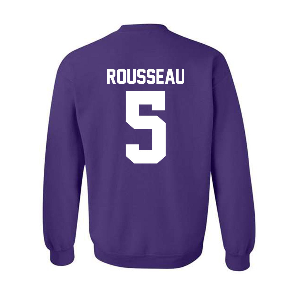 Northwestern - NCAA Women's Volleyball : Alexa Rousseau - Classic Shersey Crewneck Sweatshirt-1