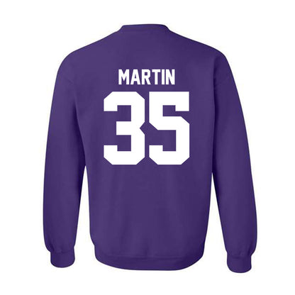 Northwestern - NCAA Football : Sean Martin - Classic Shersey Crewneck Sweatshirt-1