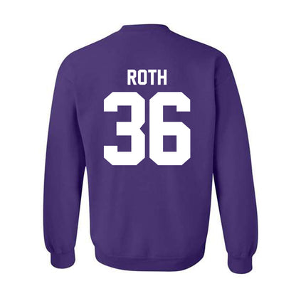 Northwestern - NCAA Football : Payton Roth - Classic Shersey Crewneck Sweatshirt-1