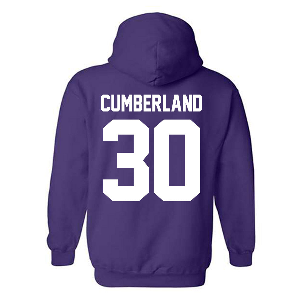 Northwestern - NCAA Women's Lacrosse : Noel Cumberland - Classic Shersey Hooded Sweatshirt-1