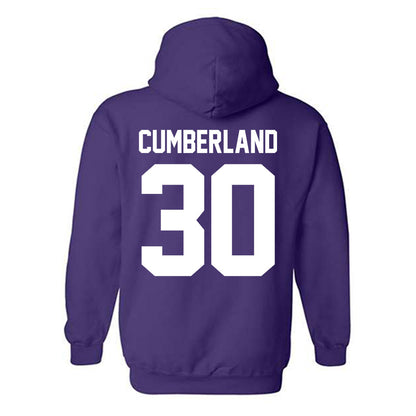 Northwestern - NCAA Women's Lacrosse : Noel Cumberland - Classic Shersey Hooded Sweatshirt-1