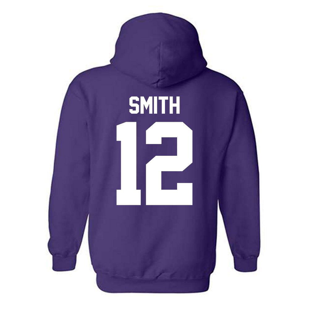 Northwestern - NCAA Football : Evan Smith - Classic Shersey Hooded Sweatshirt-1