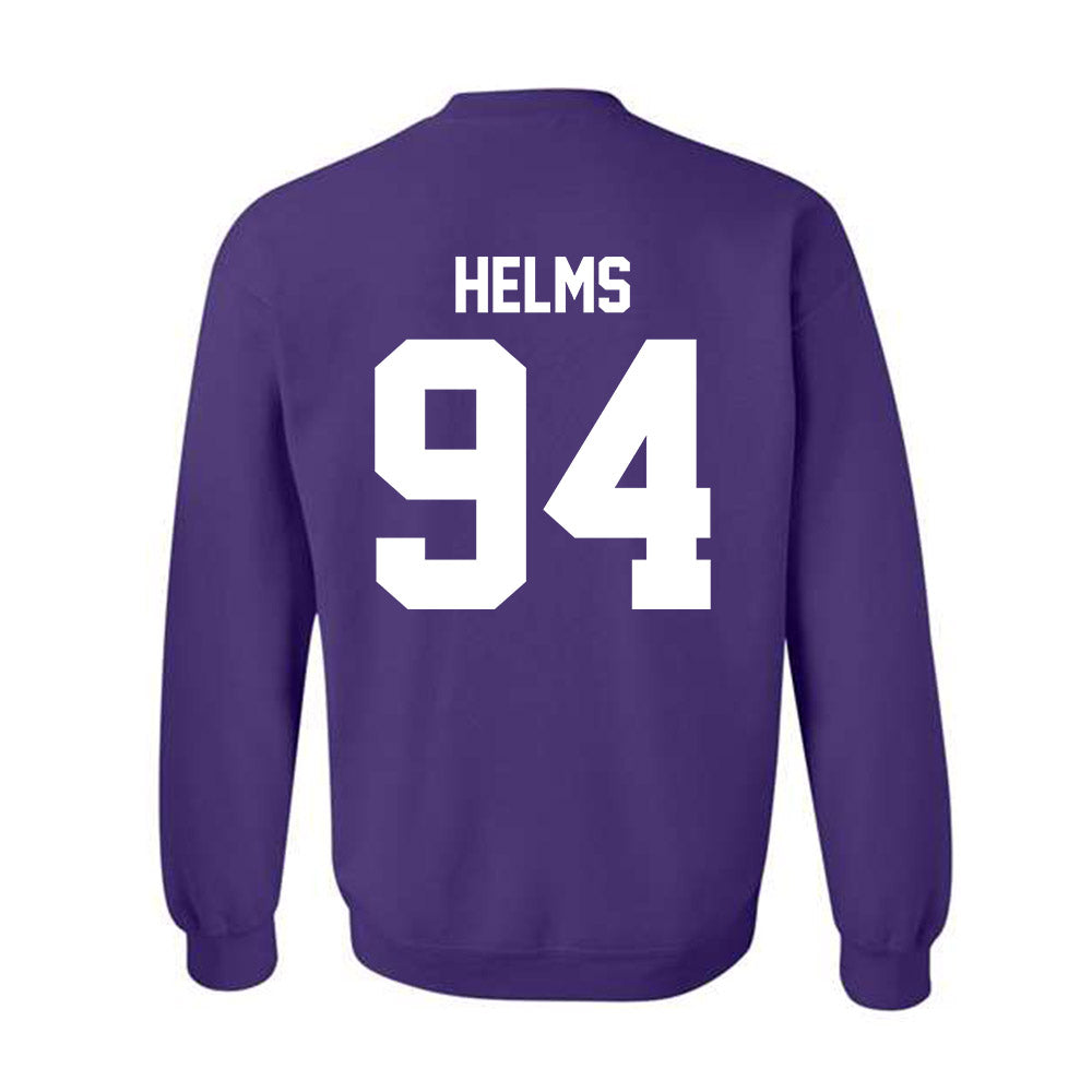 Northwestern - NCAA Football : Henry Helms - Classic Shersey Crewneck Sweatshirt-1