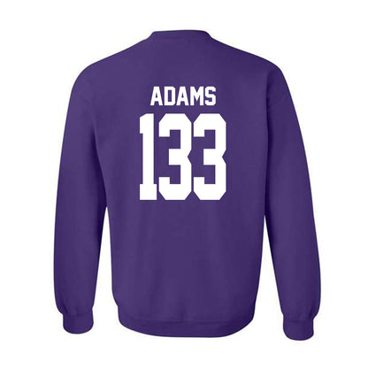 Northwestern - NCAA Wrestling : Patrick Adams - Classic Shersey Crewneck Sweatshirt-1