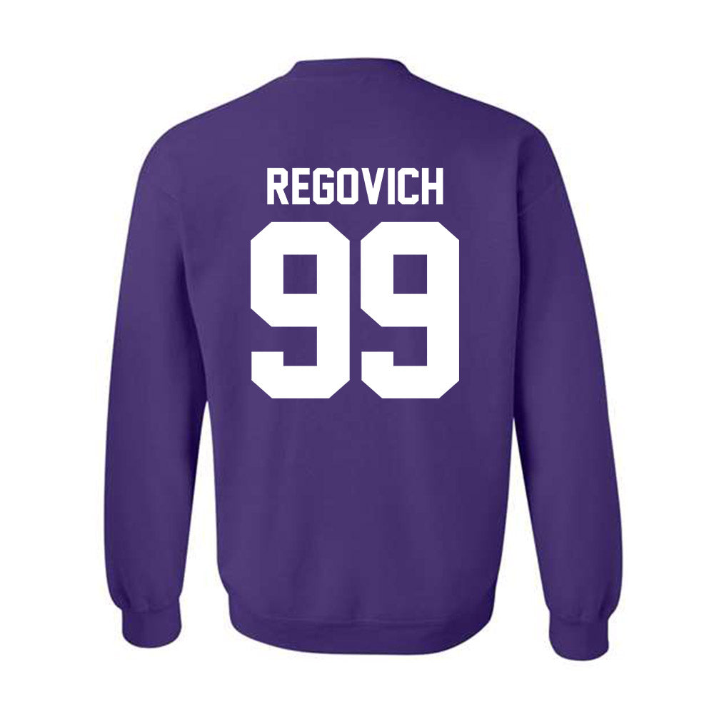 Northwestern - NCAA Football : Troy Regovich - Classic Shersey Crewneck Sweatshirt-1
