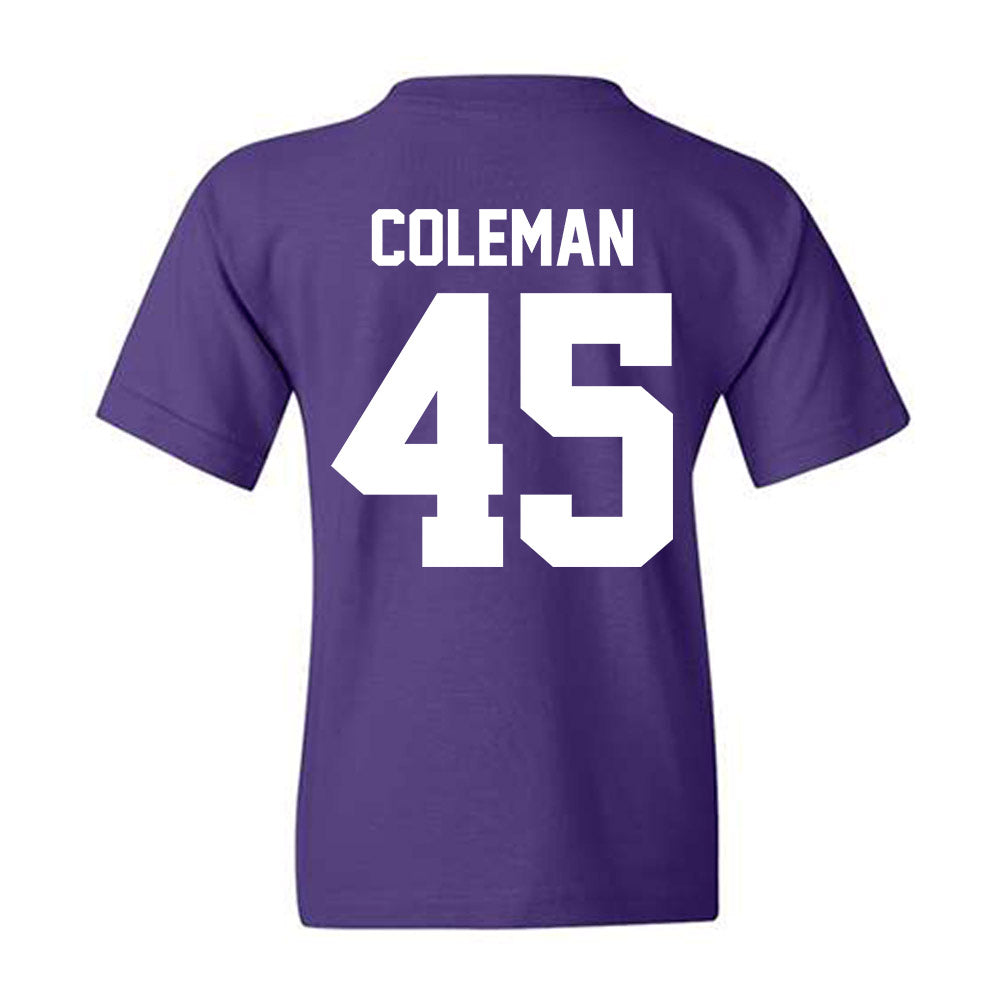 Northwestern - NCAA Football : Cullen Coleman - Classic Shersey Youth T-Shirt-1