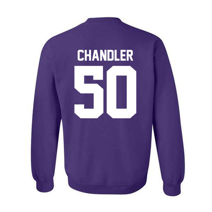 Northwestern - NCAA Football : Talan Chandler - Classic Shersey Crewneck Sweatshirt-1