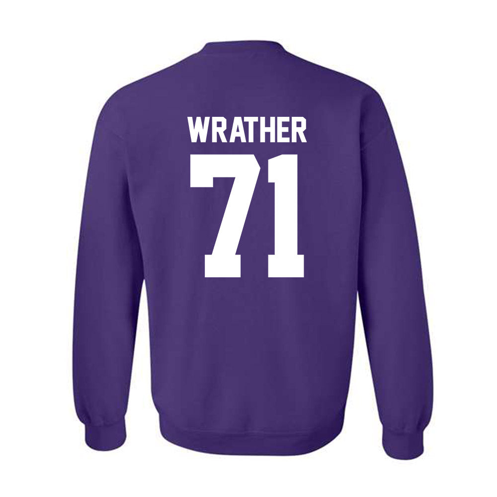 Northwestern - NCAA Football : Ben Wrather - Classic Shersey Crewneck Sweatshirt-1