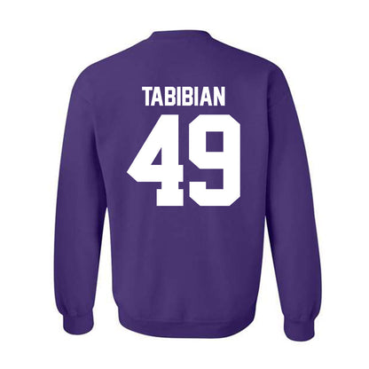 Northwestern - NCAA Football : Jacob Tabibian - Classic Shersey Crewneck Sweatshirt-1