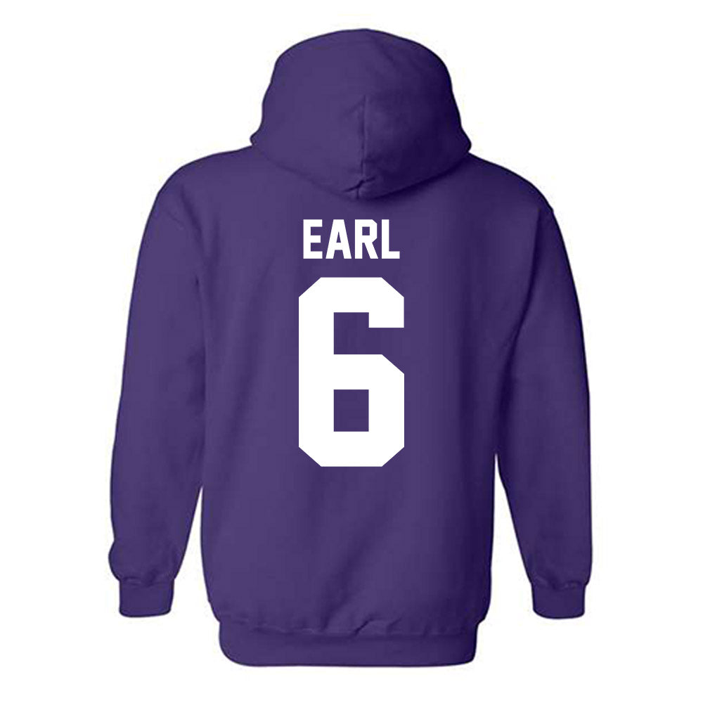 Northwestern - NCAA Women's Cross Country : Ava Earl - Classic Shersey Hooded Sweatshirt-1