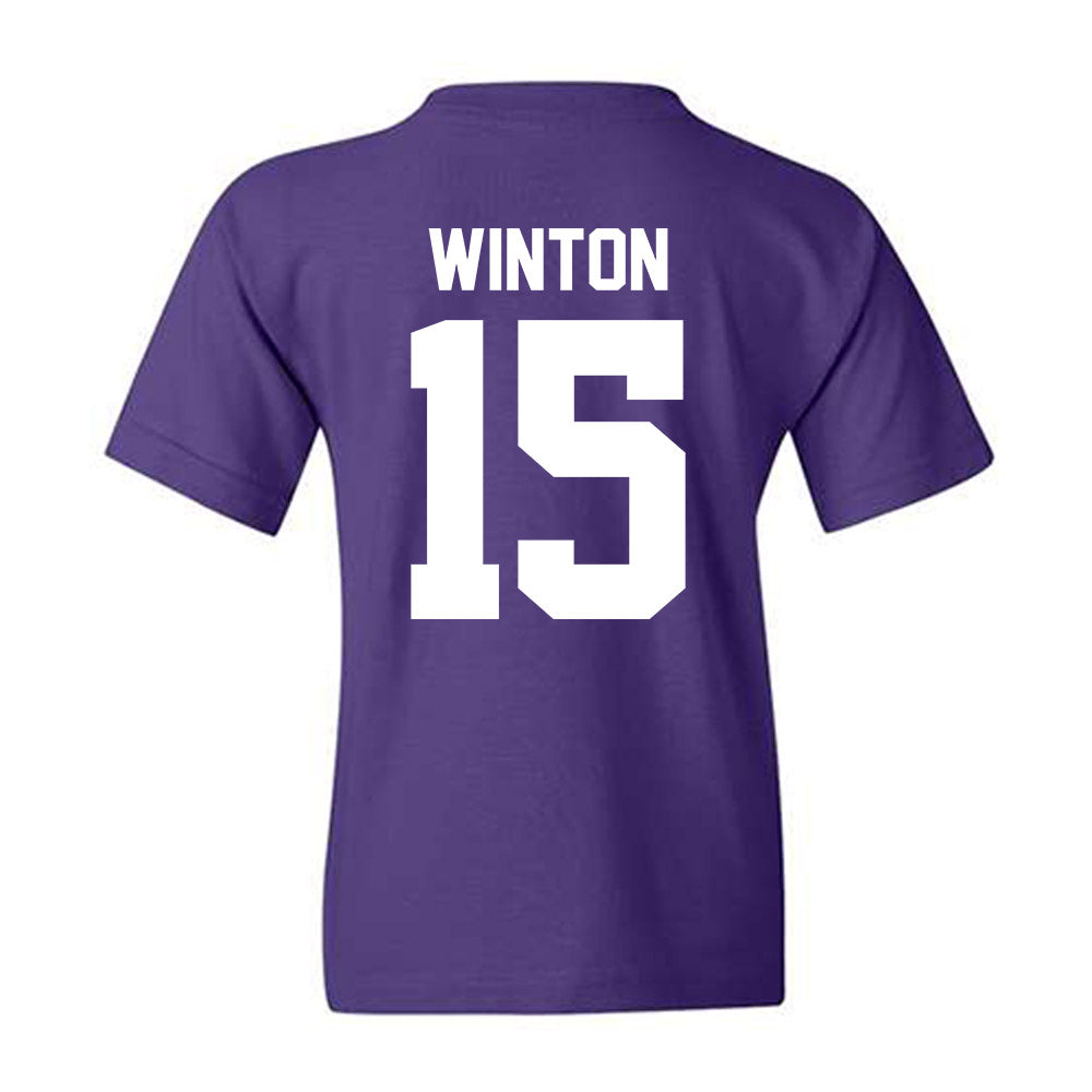 Northwestern - NCAA Football : Sean Winton - Classic Shersey Youth T-Shirt-1