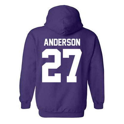 Northwestern - NCAA Football : Daniel Anderson - Classic Shersey Hooded Sweatshirt-1