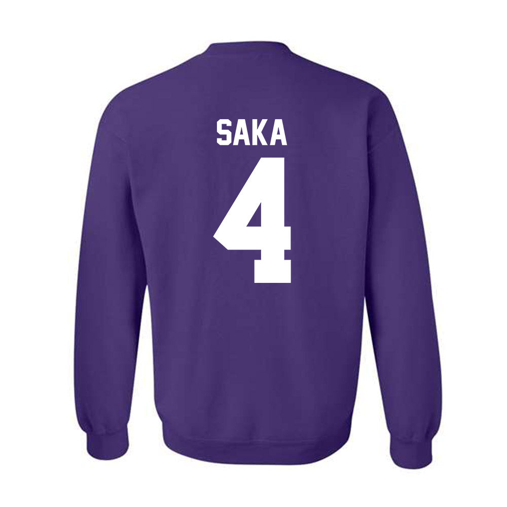 Northwestern - NCAA Football : Anto Saka - Classic Shersey Crewneck Sweatshirt-1