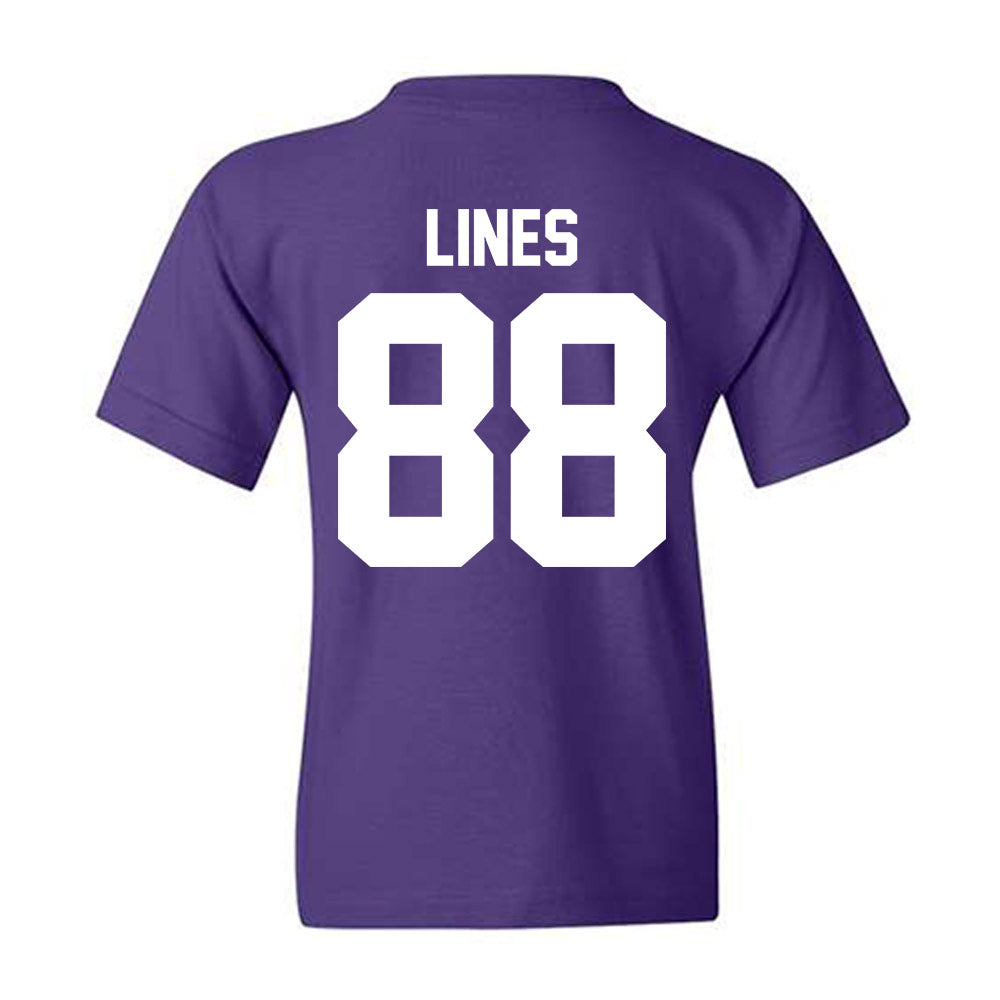Northwestern - NCAA Football : Alex Lines - Classic Shersey Youth T-Shirt-1