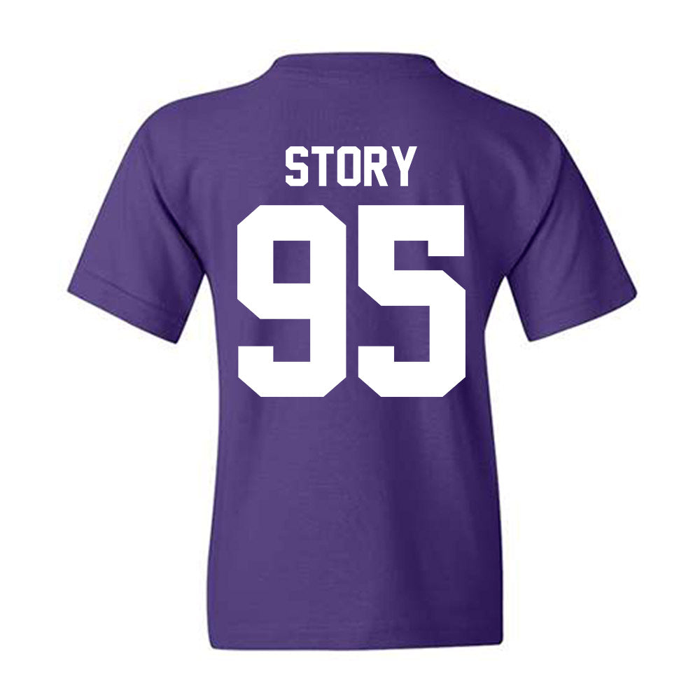 Northwestern - NCAA Football : Najee Story - Classic Shersey Youth T-Shirt-1