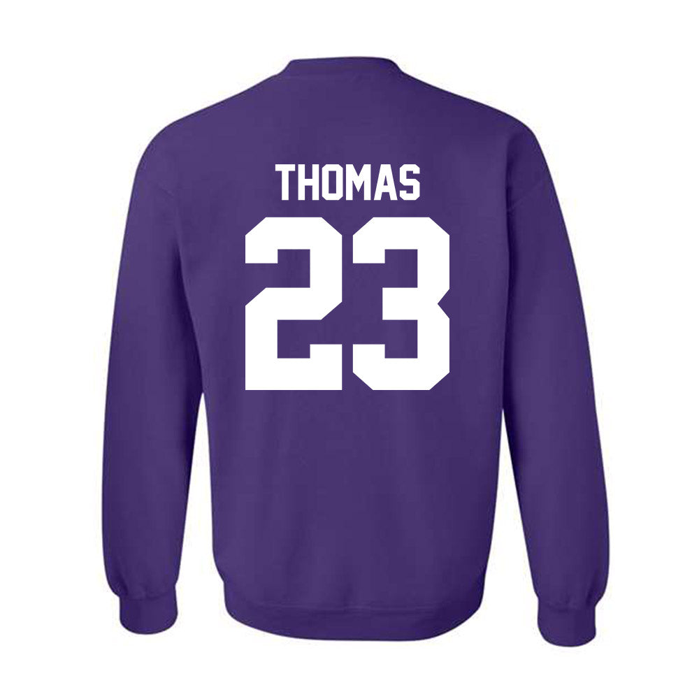 Northwestern - NCAA Women's Basketball : Tayla Thomas - Classic Shersey Crewneck Sweatshirt-1