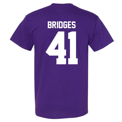 Northwestern - NCAA Baseball : Tommy Bridges - Classic Shersey T-Shirt-1