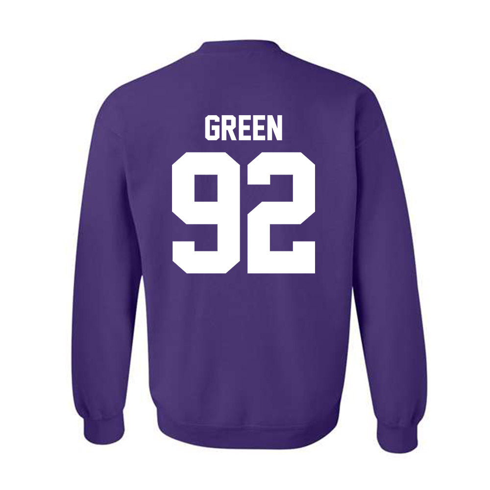 Northwestern - NCAA Football : Mason Green - Classic Shersey Crewneck Sweatshirt-1