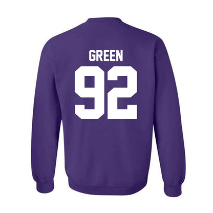 Northwestern - NCAA Football : Mason Green - Classic Shersey Crewneck Sweatshirt-1