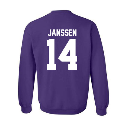 Northwestern - NCAA Women's Field Hockey : Kate Janssen - Classic Shersey Crewneck Sweatshirt-1