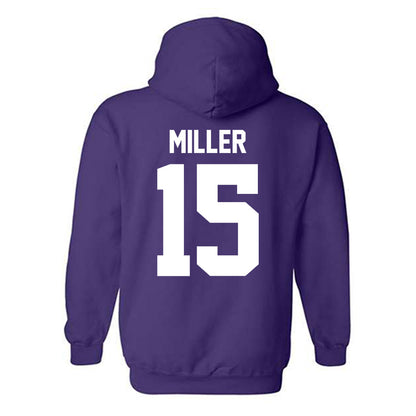 Northwestern - NCAA Women's Fencing : Sky Miller - Classic Shersey Hooded Sweatshirt-1